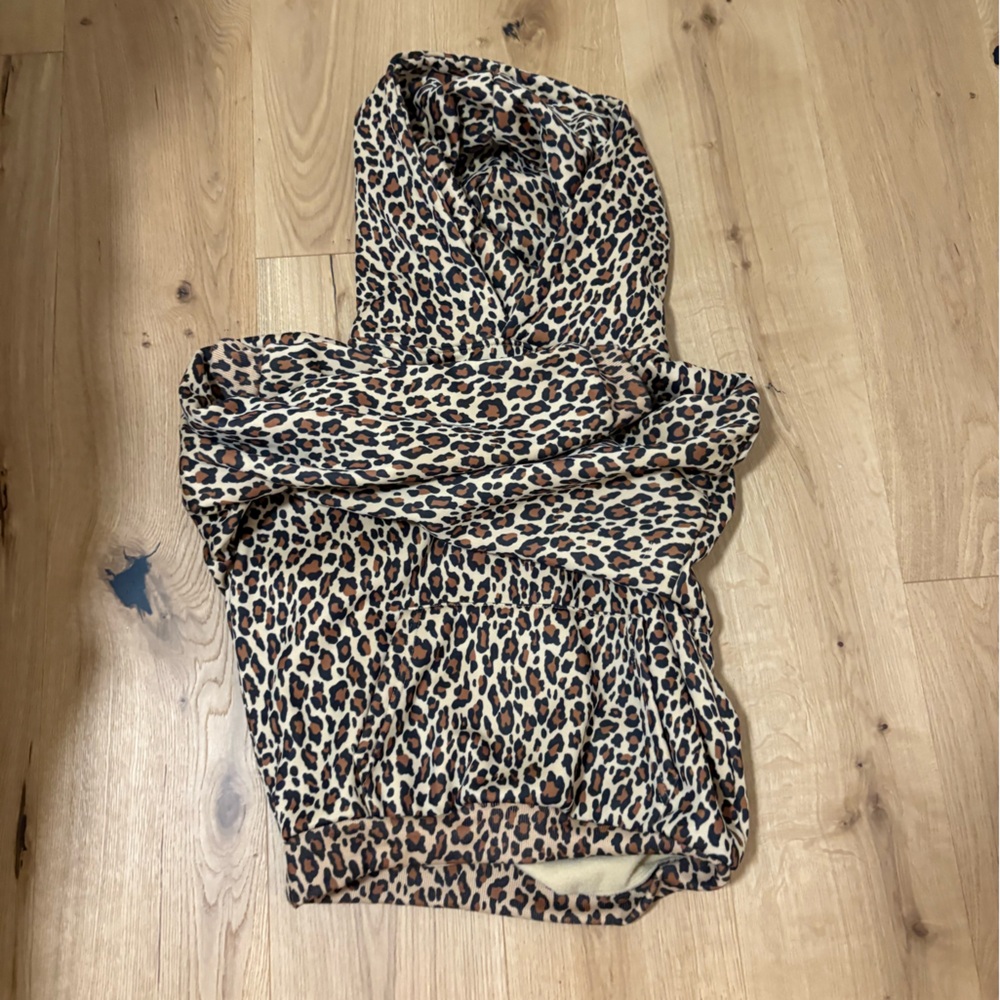 Leopard Print Hoodie